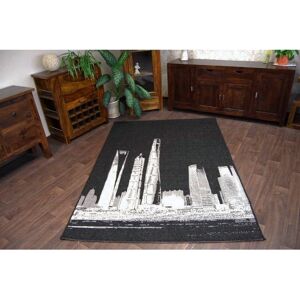 Floorlux 20240 Black/Silver Rug - PP Carpet 200x290cm Floorlux 20240 Black/Silver Rug - PP Carpet 200x290cm