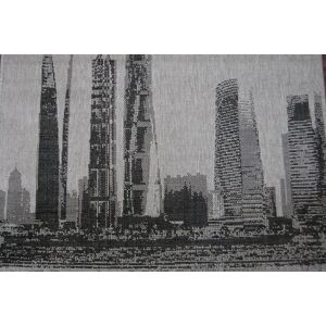 Tapis Floorlux 20240 Argent et Noir - Polypropylène Durable, 200x290cm - Publicité Tapis Floorlux 20240 Argent et Noir - Polypropylène Durable, 200x290cm - Publicité