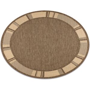 FloorLUX Coffee Sisalcircle Carpet - Indoor/Outdoor Rug FloorLUX Coffee Sisalcircle Carpet - Indoor/Outdoor Rug
