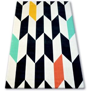 Tapis blanc Scandi 18239/063 - Diamants 160x230 cm Tapis blanc Scandi 18239/063 - Diamants 160x230 cm