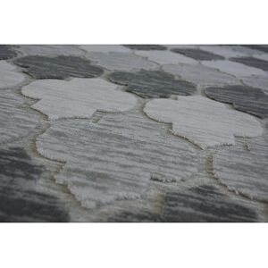 YAZZ Grey Trellis Acrylic Carpet - Carpet YAZZ Grey Trellis Acrylic Carpet - Carpet