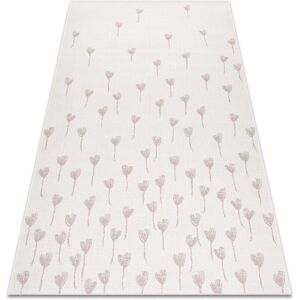 Dywany Łuszczów Tapis Fleurs - crème rose - 160x230cm - Tapis Dywany Łuszczów Tapis Fleurs - crème rose - 160x230cm - Tapis