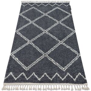 BERBER Asila Grey/White Shaggy Carpet - Carpet BERBER Asila Grey/White Shaggy Carpet - Carpet