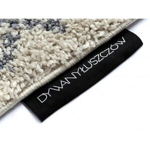 BERBER AGADIR G0522 Carpet - Cream / Grey Shaggy Moroccan Rug BERBER AGADIR G0522 Carpet - Cream / Grey Shaggy Moroccan Rug