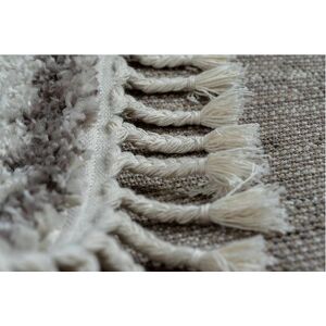BERBER RABAT G0526 Carpet - Cream / Brown, Shaggy, Moroccan Style BERBER RABAT G0526 Carpet - Cream / Brown, Shaggy, Moroccan Style