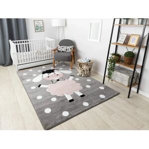 Dywany Łuszczów PETIT DOLLY - Grey Childrens Rug 140x190cm Dywany Łuszczów PETIT DOLLY - Grey Childrens Rug 140x190cm