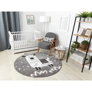 Dywany Łuszczów Petit Lama Grey Circle Carpet - Carpet Dywany Łuszczów Petit Lama Grey Circle Carpet - Carpet