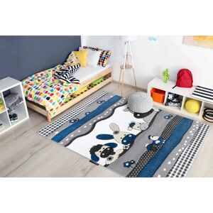 Dywany Łuszczów PETIT FARM ANIMALS Blue 160x220 cm - Carpet Dywany Łuszczów PETIT FARM ANIMALS Blue 160x220 cm - Carpet