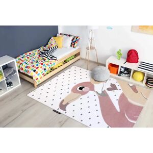 Dywany Łuszczów PETIT FLAMINGOS HEARTS Carpet Cream 160x220 cm - Carpet Dywany Łuszczów PETIT FLAMINGOS HEARTS Carpet Cream 160x220 cm - Carpet