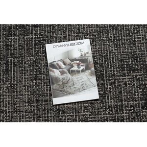 RugsX Black/Silver Grey Sisal Carpet 140x200cm RugsX Black/Silver Grey Sisal Carpet 140x200cm