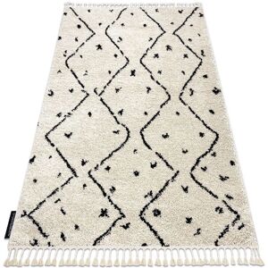 RugsX Carpet BERBER TETUAN B751 Zigzag Cream - Rug RugsX Carpet BERBER TETUAN B751 Zigzag Cream - Rug