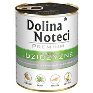 Dolina Noteci Premium Riche en gibier Veau Sanglier Porc - Nourriture humide - Publicité Dolina Noteci Premium Riche en gibier Veau Sanglier Porc - Nourriture humide - Publicité