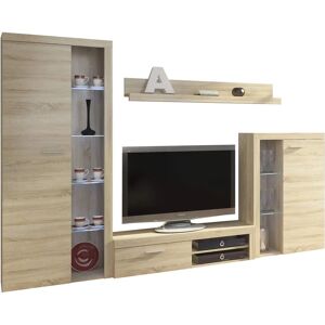 Sada obývacího pokoje Tucson 103 - Roble Sonoma, modulární, s TV stolkem Sada obývacího pokoje Tucson 103 - Roble Sonoma, modulární, s TV stolkem