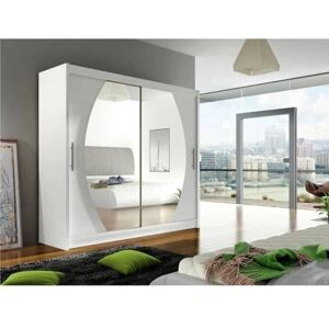 MUEBLES Atlanta 102 - Blanco - 5 estantes - Armario MUEBLES Atlanta 102 - Blanco - 5 estantes - Armario