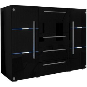 Muebles Nashville 101 - Cómoda con Puertas y LED Muebles Nashville 101 - Cómoda con Puertas y LED