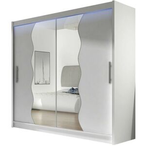 Szafa Atlanta 125 - Drzwi przesuwne, LED, 5 półek Szafa Atlanta 125 - Drzwi przesuwne, LED, 5 półek