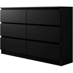 Muebles Miami 177 Compacto Negro - Comoda Muebles Miami 177 Compacto Negro - Comoda