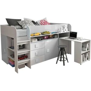 MOBILIER1 Hartford 190 Blanco - Cama MOBILIER1 Hartford 190 Blanco - Cama