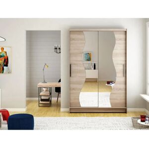 Šatní skříň Atlanta Model 139 - Posuvné dveře, 5 polic, EU Šatní skříň Atlanta Model 139 - Posuvné dveře, 5 polic, EU