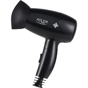 Secador de pelo Adler AD 2251 - 1400 W, Negro, Plegable - Secador de pelo Secador de pelo Adler AD 2251 - 1400 W, Negro, Plegable - Secador de pelo