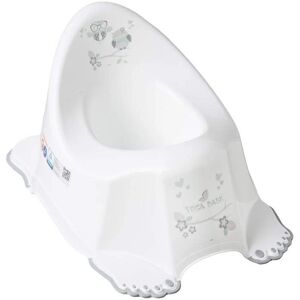 Pot bébé musical Tega avec image de hibou - Antidérapant, Blanc - Publicité Pot bébé musical Tega avec image de hibou - Antidérapant, Blanc - Publicité