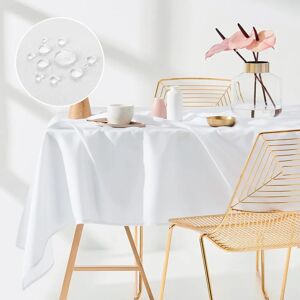 Room99 AURA Tablecloth 130x180 cm Rectangle White - Tablecloth Room99 AURA Tablecloth 130x180 cm Rectangle White - Tablecloth