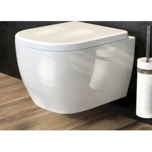 Oltens Vernal Wand-WC PureRim 34,5 x 50 cm Set mit WC-Sitz Oltens Vernal Wand-WC PureRim 34,5 x 50 cm Set mit WC-Sitz