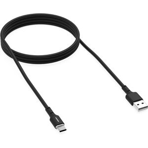 Krux KRX0047 USB-kabel - 1,2m USB A till USB C Svart Krux KRX0047 USB-kabel - 1,2m USB A till USB C Svart