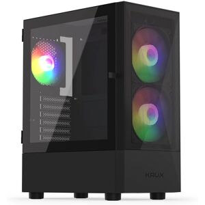 Krux Vako KRX0132 Noir - Boîtier PC avec RGB - Publicité Krux Vako KRX0132 Noir - Boîtier PC avec RGB - Publicité
