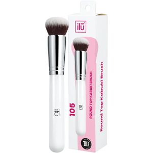 Ilū Kabuki Pinceau Rond - Brosse à Maquillage pour Tous Types de Peau Ilū Kabuki Pinceau Rond - Brosse à Maquillage pour Tous Types de Peau
