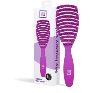 Brosse à Cheveux Ventilée Flexible Ilū Violet - Brosse - Publicité Brosse à Cheveux Ventilée Flexible Ilū Violet - Brosse - Publicité