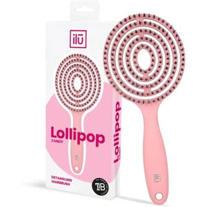 Brosse à Cheveux Ilū Lollipop - Rose - Démêle & Style - Brosse - Publicité Brosse à Cheveux Ilū Lollipop - Rose - Démêle & Style - Brosse - Publicité