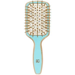 Cepillo de Cabello Ilū Bamboom Mini Azul - Peine y Estilizador Cepillo de Cabello Ilū Bamboom Mini Azul - Peine y Estilizador