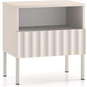 Selsey Nachttisch mit Schublade, hellbeige, 100 cm Selsey Nachttisch mit Schublade, hellbeige, 100 cm