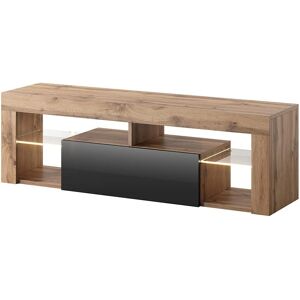 Selsey Bianko - Mobile TV Moderno / Tavolino / Porta TV Elegante con Ripiani in Vetro - 140cm Selsey Bianko - Mobile TV Moderno / Tavolino / Porta TV Elegante con Ripiani in Vetro - 140cm