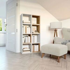 Estantería Malax de Selsey - 8 estantes - 147 cm - Blanco - Muebles de almacenamiento Estantería Malax de Selsey - 8 estantes - 147 cm - Blanco - Muebles de almacenamiento
