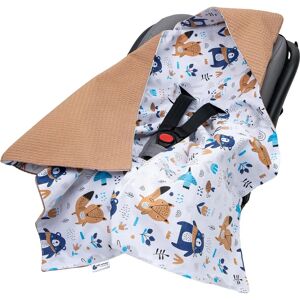 Écharpe de portage bébé - Couverture Wafel avec capuche - 85x85 cm - Unisexe - Publicité Écharpe de portage bébé - Couverture Wafel avec capuche - 85x85 cm - Unisexe - Publicité