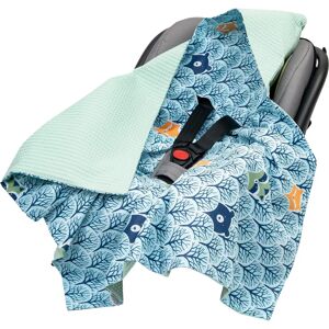 Medi Partners Baby carrier wrap - couverture avec capuche - Forêt + menthe - Écharpe porte-bébé - Publicité Medi Partners Baby carrier wrap - couverture avec capuche - Forêt + menthe - Écharpe porte-bébé - Publicité