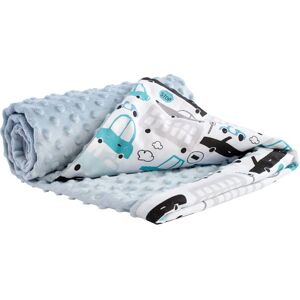 Medi Partners Manta 75x100 Algodón Minky - Coches Minky Azul Medi Partners Manta 75x100 Algodón Minky - Coches Minky Azul