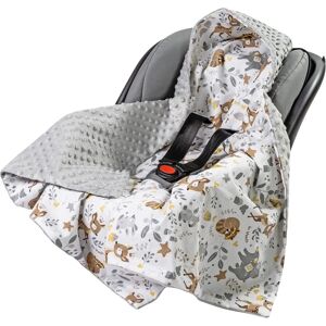 Medi Partners Babybärsjal med huva - Grå Minky - Unisex Medi Partners Babybärsjal med huva - Grå Minky - Unisex
