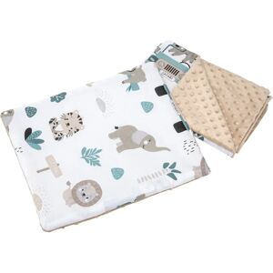 Medi Partners Cuvertură 55x75 + Pernă 35x30 Bumbac + Minky - Minky Zoo + Bej Minky - Cuvertură Medi Partners Cuvertură 55x75 + Pernă 35x30 Bumbac + Minky - Minky Zoo + Bej Minky - Cuvertură