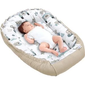 Nid d'ange bébé Medi Partners - Gaufre - Zoo Menthe + Gris Gaufre - Cocoon bébé - Publicité Nid d'ange bébé Medi Partners - Gaufre - Zoo Menthe + Gris Gaufre - Cocoon bébé - Publicité