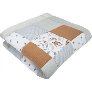 Medi Partners Copertina per Gattonare 120x120 - Cotone, Grigio - Tappetino da Gioco per Neonati Medi Partners Copertina per Gattonare 120x120 - Cotone, Grigio - Tappetino da Gioco per Neonati