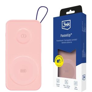 3MK Powerbank PastelUp Rosa 10.000mAh con MagSafe - Powerbank 3MK Powerbank PastelUp Rosa 10.000mAh con MagSafe - Powerbank