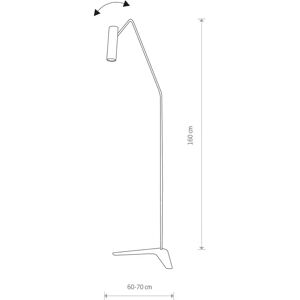 Nowodvorski Eye Super Schwarze Stehlampe - Modernes minimalistisches Licht Nowodvorski Eye Super Schwarze Stehlampe - Modernes minimalistisches Licht