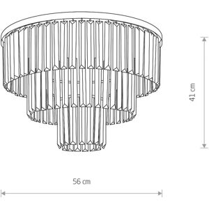 Nowodvorski 7627 Cristal Taklampe - Elegant Krystalldesign Nowodvorski 7627 Cristal Taklampe - Elegant Krystalldesign