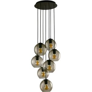 Lámpara colgante Nowodvorski Vetro 9131 - Vidrio ahumado, 7 luces Lámpara colgante Nowodvorski Vetro 9131 - Vidrio ahumado, 7 luces