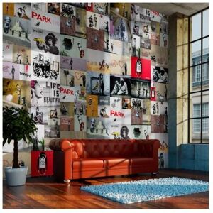 Banksy A Collage Murale - Cadeau d'Art - Publicité Banksy A Collage Murale - Cadeau d'Art - Publicité
