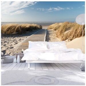 Papier Peint Imperméable Artgeist - Plage de la Mer du Nord, Langeoog - Publicité Papier Peint Imperméable Artgeist - Plage de la Mer du Nord, Langeoog - Publicité