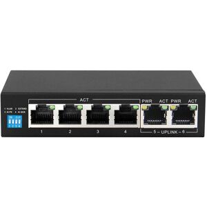 Extralink EX.14305 Switch réseau - L2 Gigabit Ethernet, PoE, 6 Ports - Publicité Extralink EX.14305 Switch réseau - L2 Gigabit Ethernet, PoE, 6 Ports - Publicité